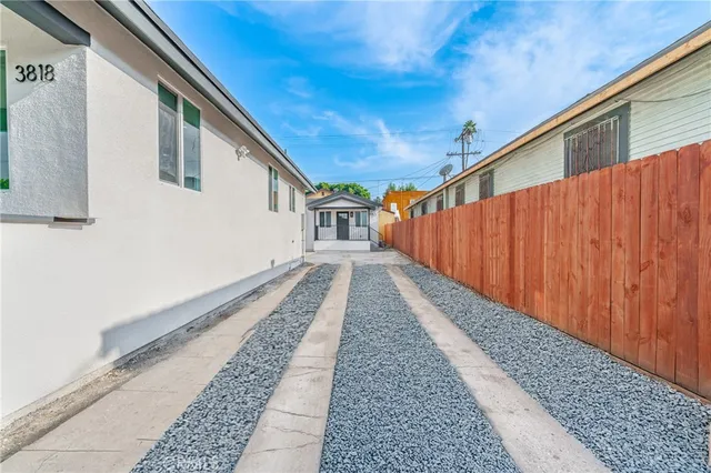 a view of a house with a hallway