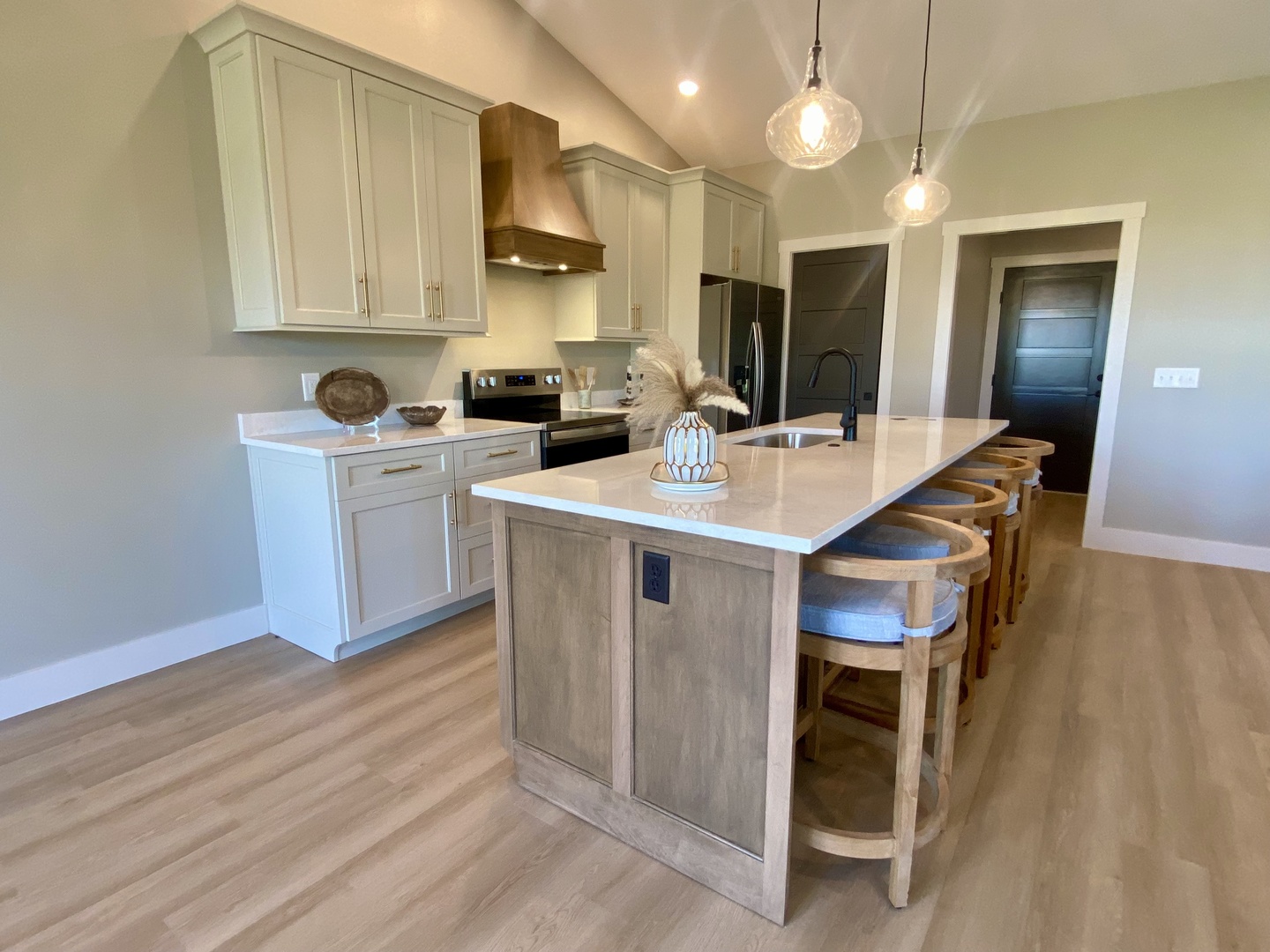 1619 Peppermill Lane Champaign, IL 61822 - Photo 18 of 31 a kitchen with kitchen island a sink table and chairs