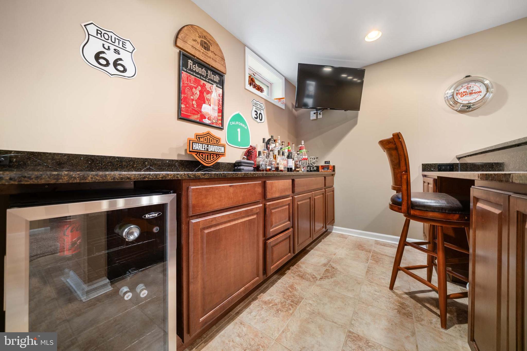 6442 Spring Forest Road Frederick, MD 21701 - Photo 41 of 69 Rec room bar