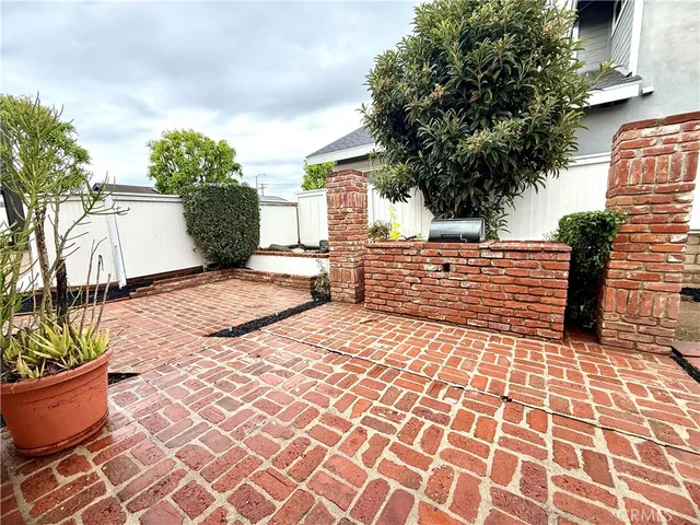 a street view with a seating space