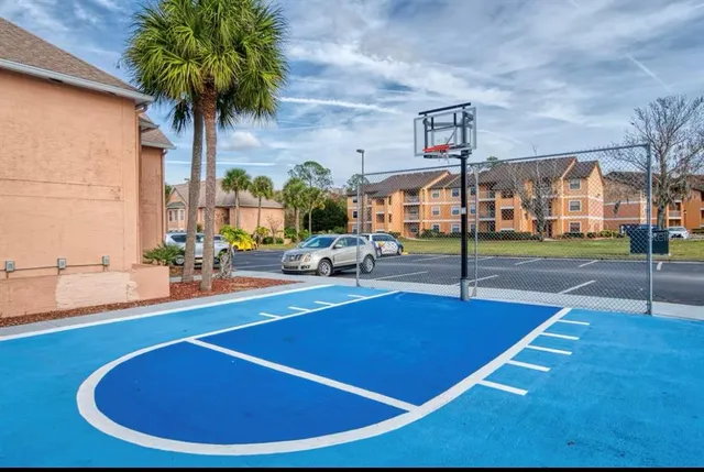 a view of a basket ball ground