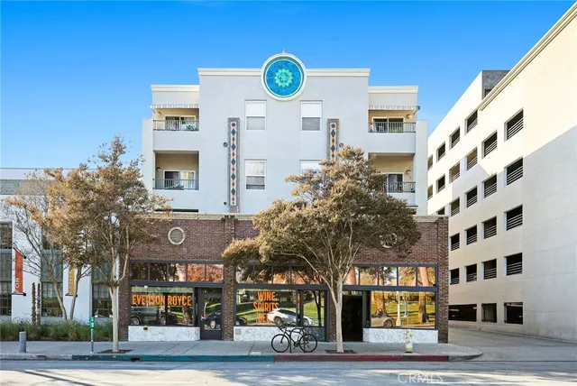 a view of a building with street