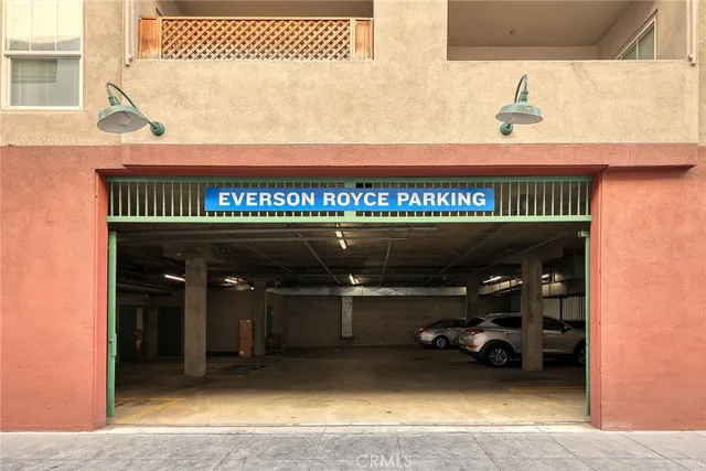 a view of a building with a street