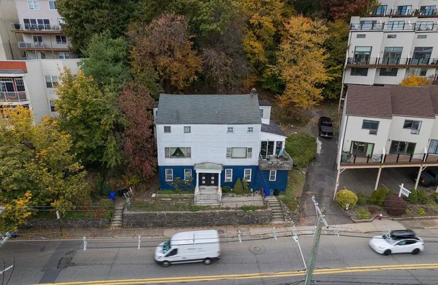 front view of house with a street