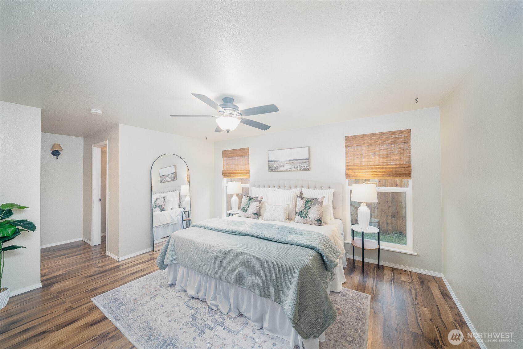 809 Cardigan Street Northwest Olympia, WA 98502 - Photo 20 of 30 a bedroom with a bed and a window