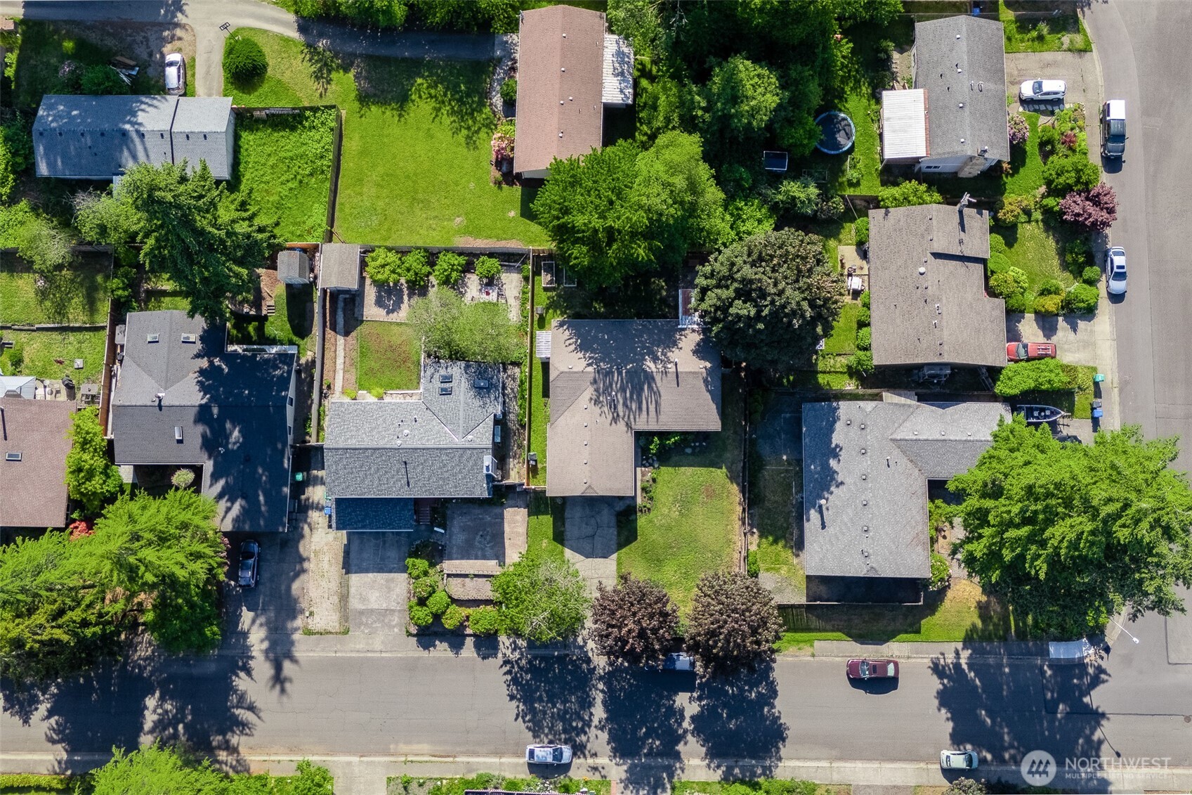809 Cardigan Street Northwest Olympia, WA 98502 - Photo 30 of 30 an aerial view of a house with a garden