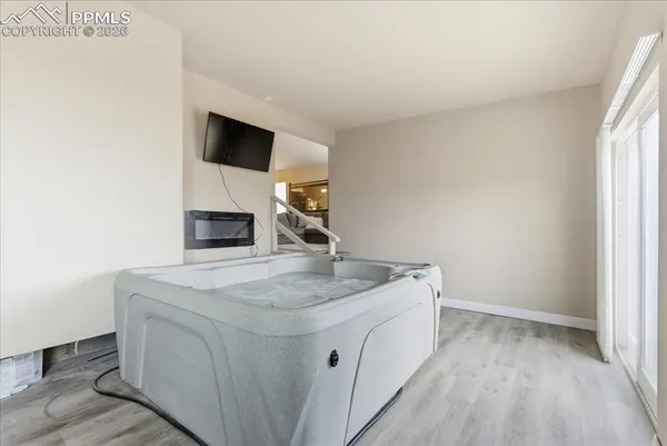 a utility room with washer and dryer