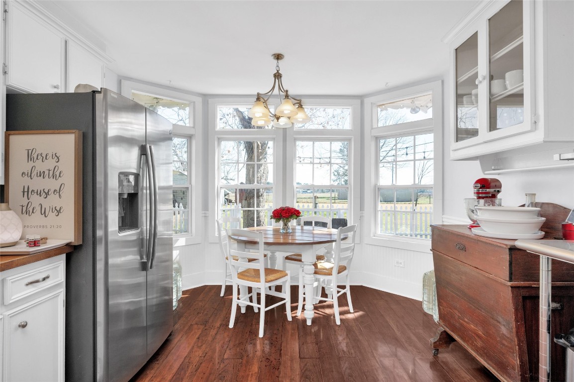 10152 Farm To Market Road 949 Cat Spring, TX 78933 - Photo 25 of 45 a view of a dining room with furniture window and outside view