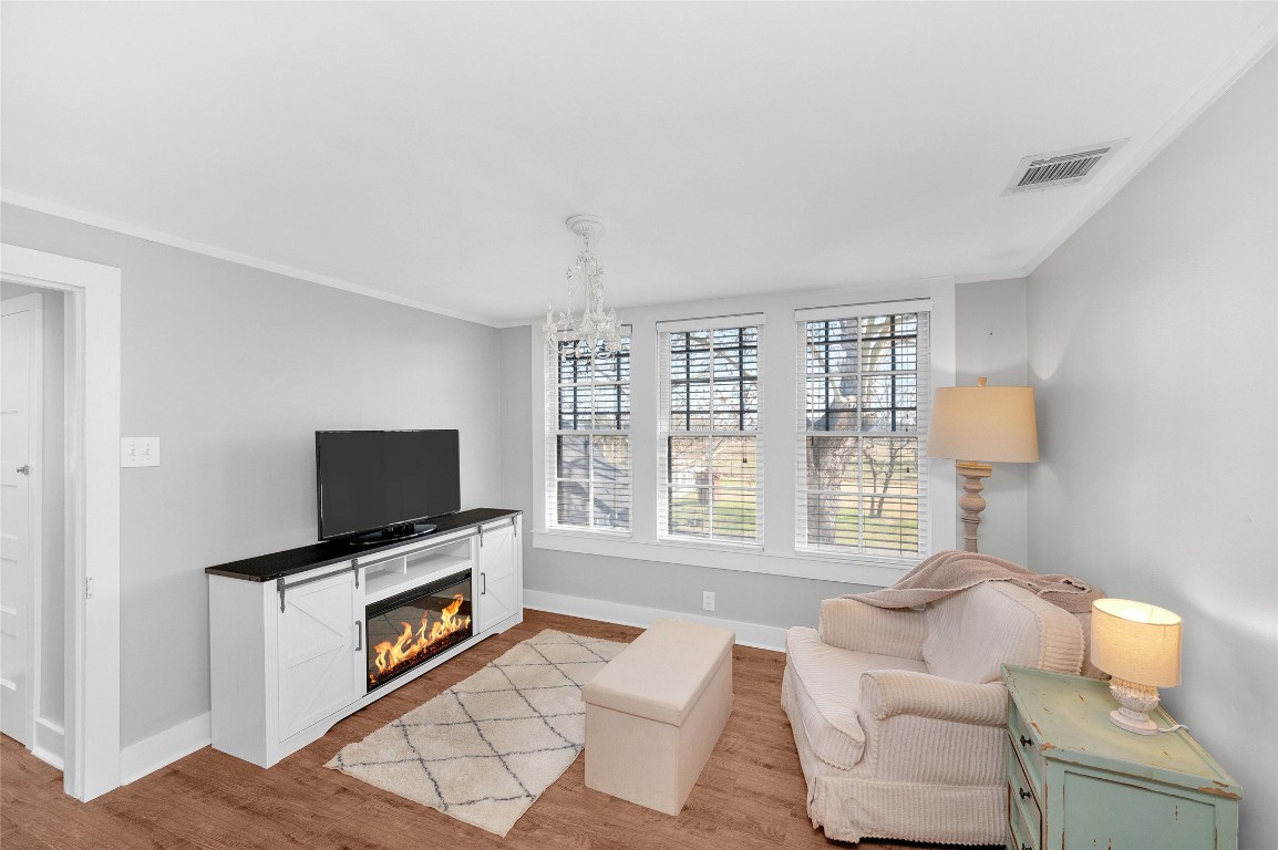 10152 Farm To Market Road 949 Cat Spring, TX 78933 - Photo 40 of 45 a living room with furniture and a flat screen tv