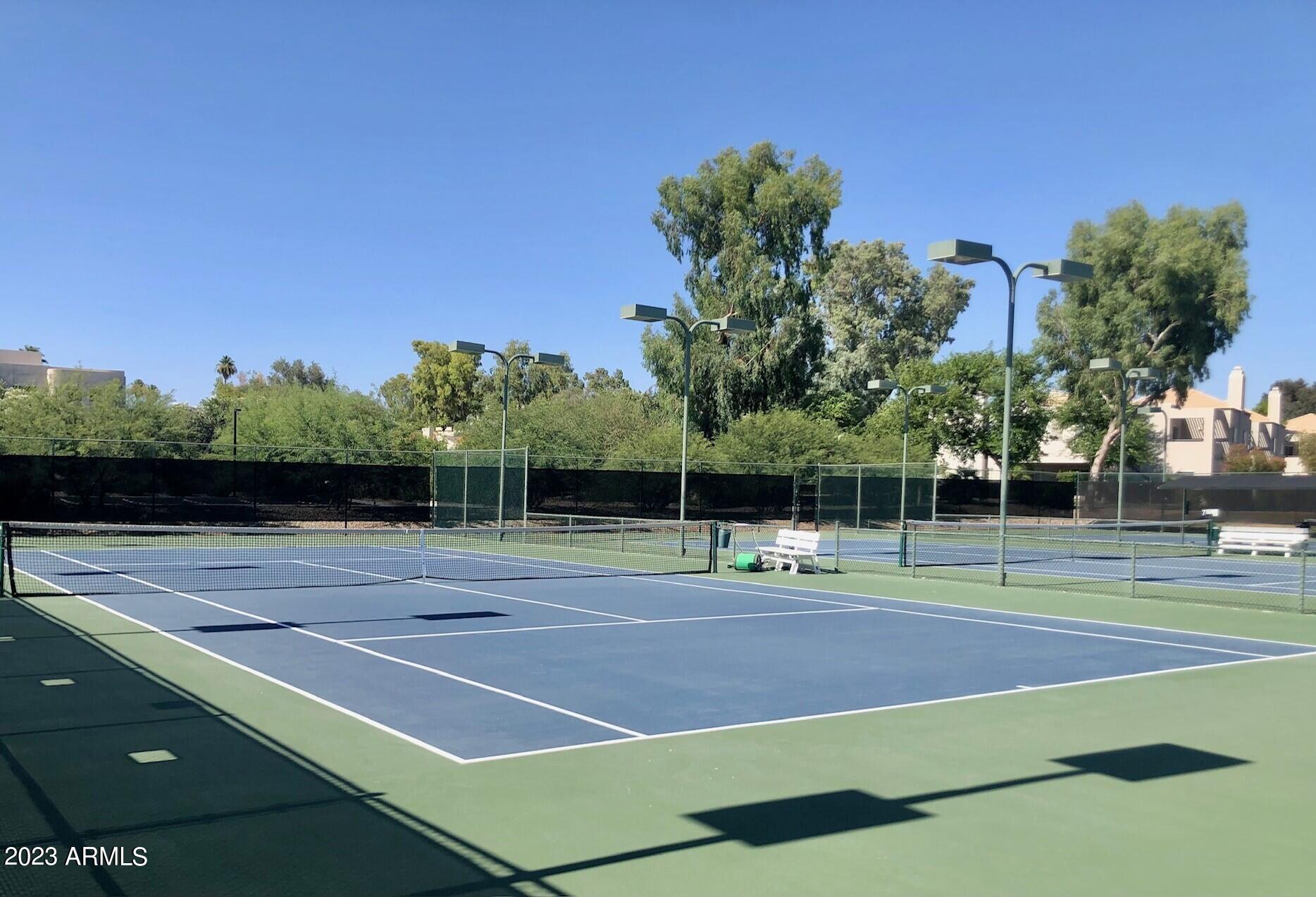 7272 East Gainey Ranch Road, Unit 24 Scottsdale, AZ 85258 - Photo 21 of 22 Club Tennis Courts