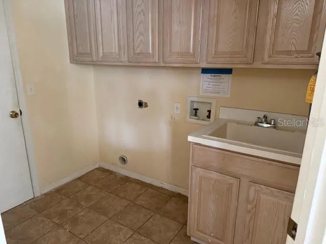 a room with storage and utility