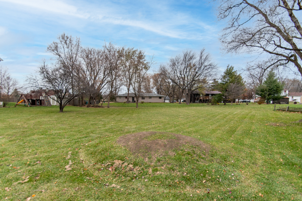 a view of a volley ball court