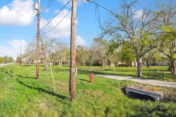 a view of yard with green space
