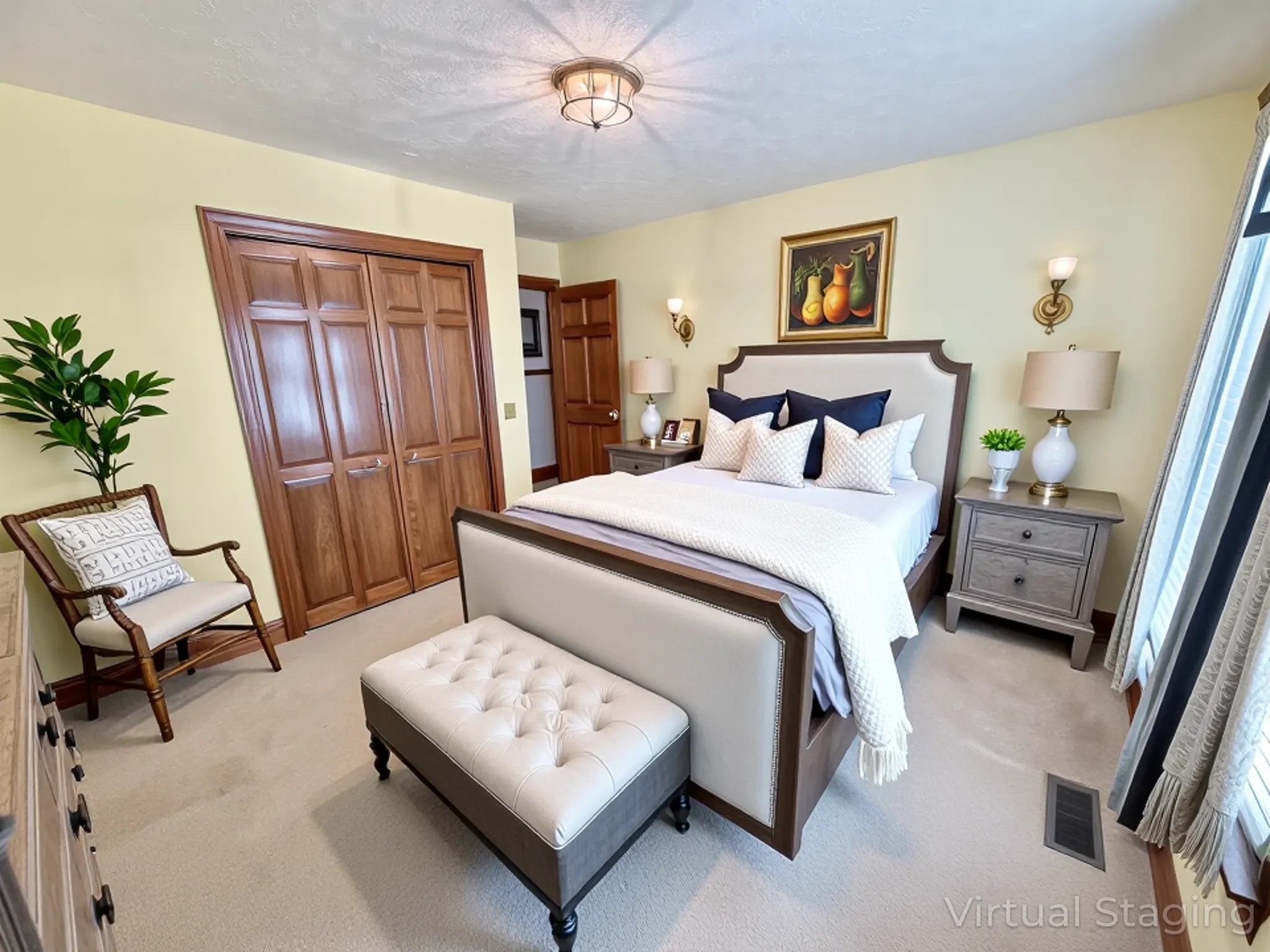 6914 Burkitt Road Antioch, TN 37013 - Photo 47 of 97 a bedroom with a bed couch and a window