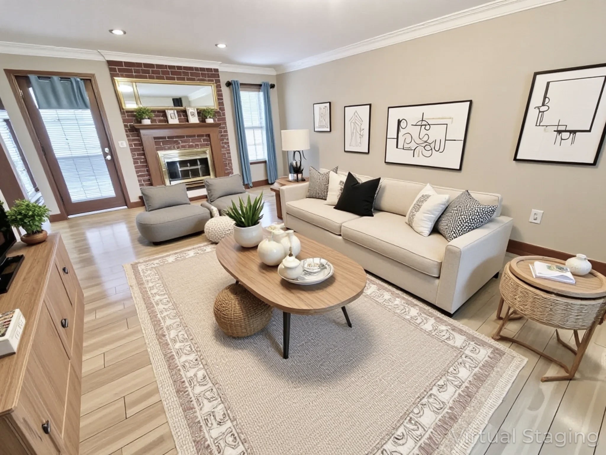 6914 Burkitt Road Antioch, TN 37013 - Photo 8 of 97 a living room with furniture and wooden floor