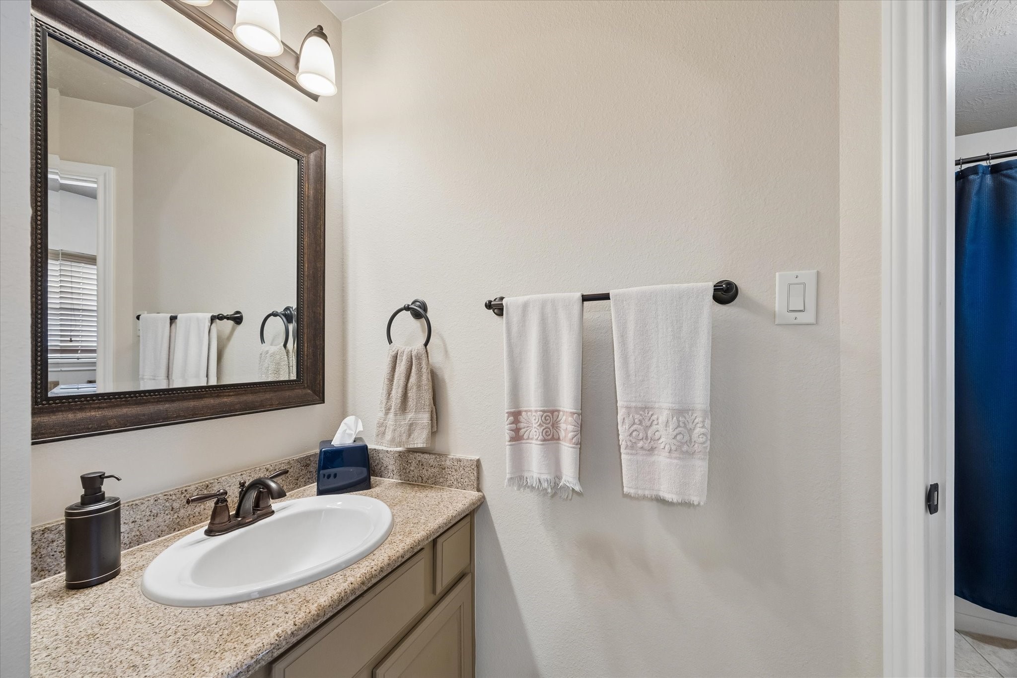 3902 Trailstone Lane Katy, TX 77494 - Photo 31 of 50 This home offers three full bathrooms upstairs to serve the four guest bedrooms, giving everyone plenty of elbow room and privacy so morning routines can stay blissfully fight free.