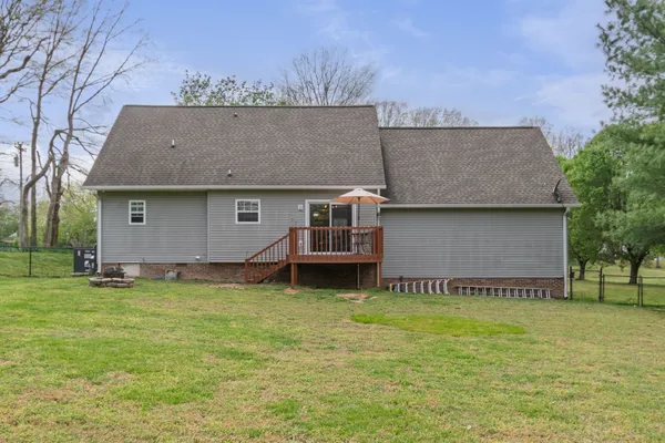 a view of a balcony with an outdoor space