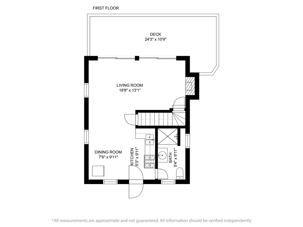 308 Riverside Drive Tiverton, RI 02878 - Photo 37 of 39 First Floor Plan