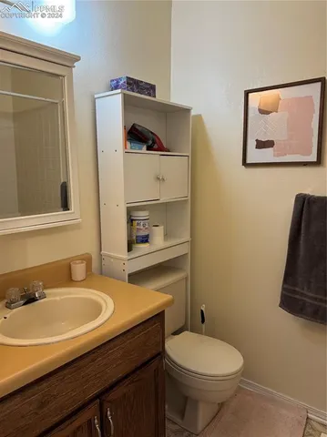 a bathroom with a sink and a toilet