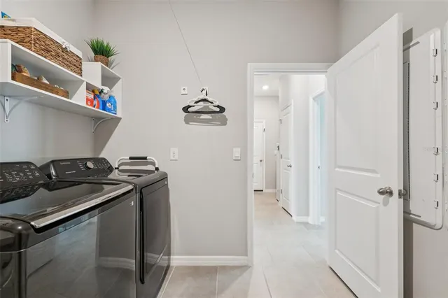 a view of an ocean & beach