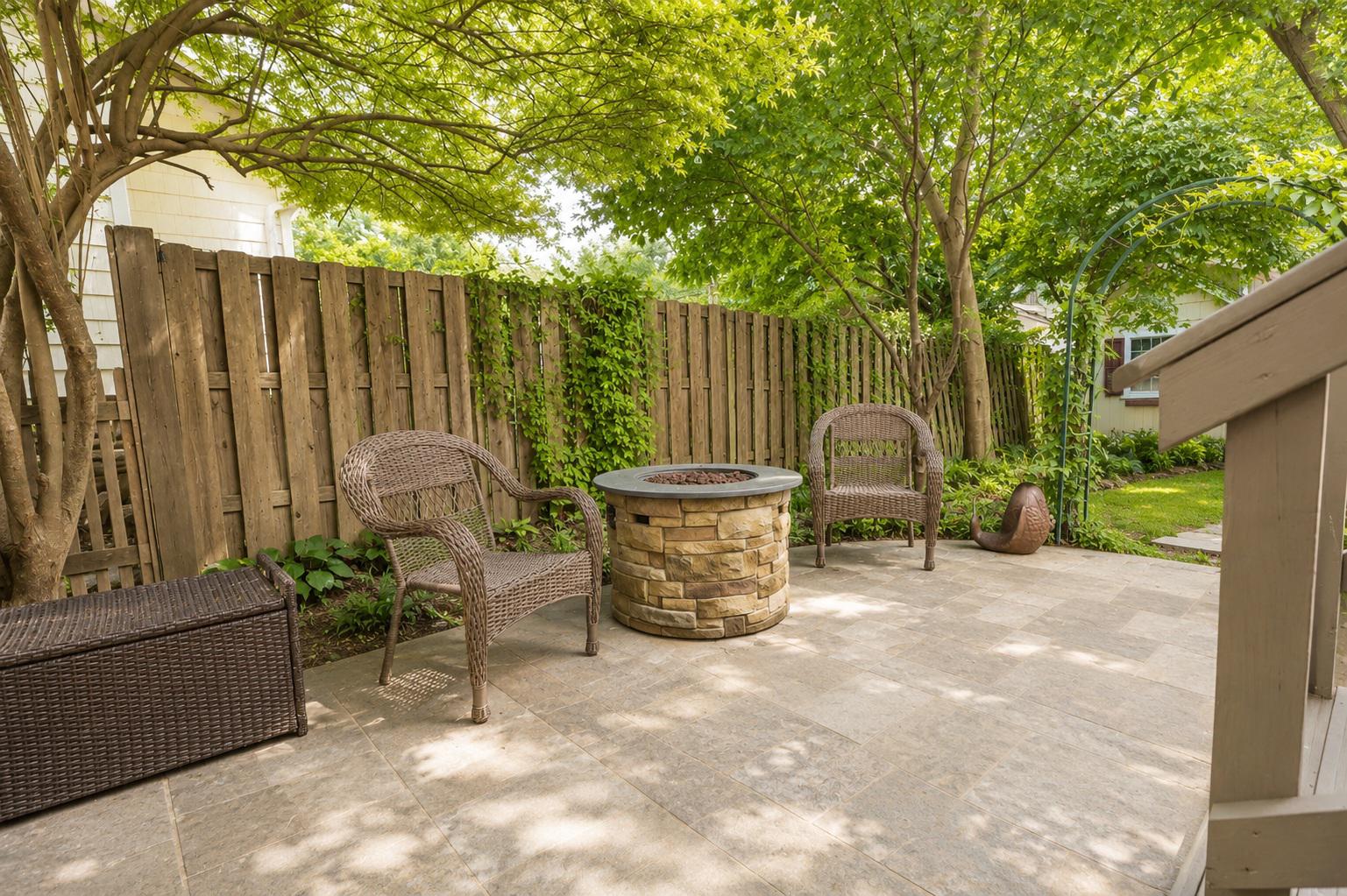 15 East Walnut Street Alexandria, VA 22301 - Photo 51 of 77 Back patio connecting deck to yard
