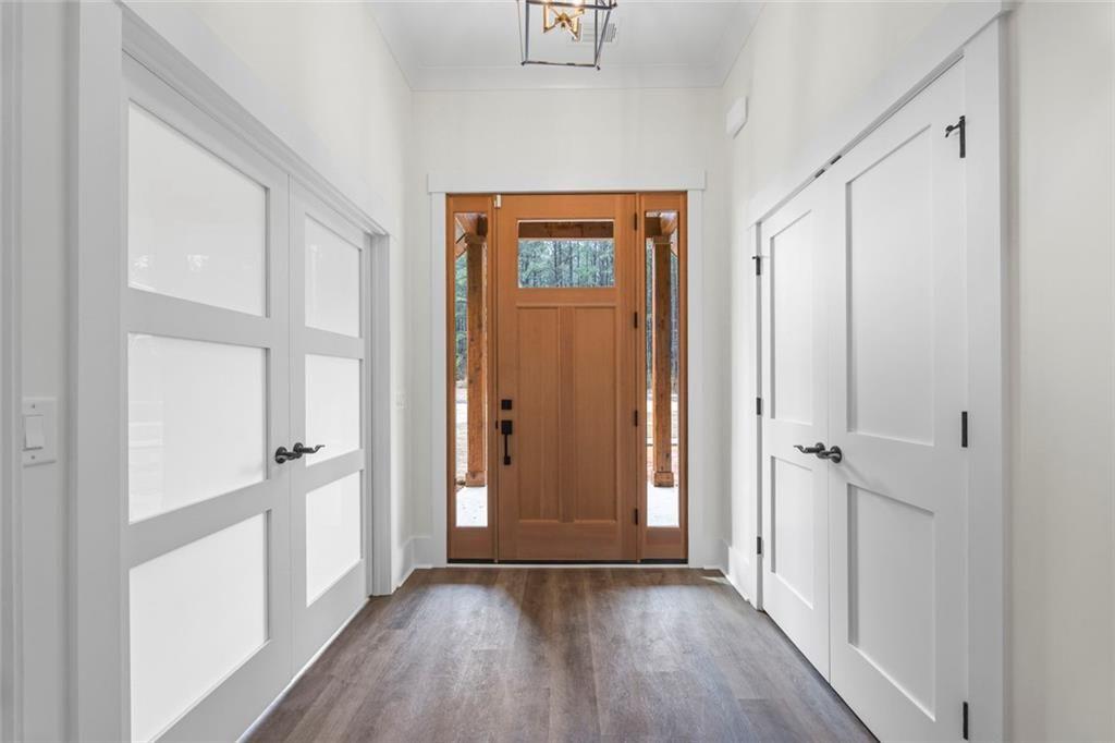 575 Hardy Road Martin, GA 30557 - Photo 6 of 16 a view of an entrance with wooden floor