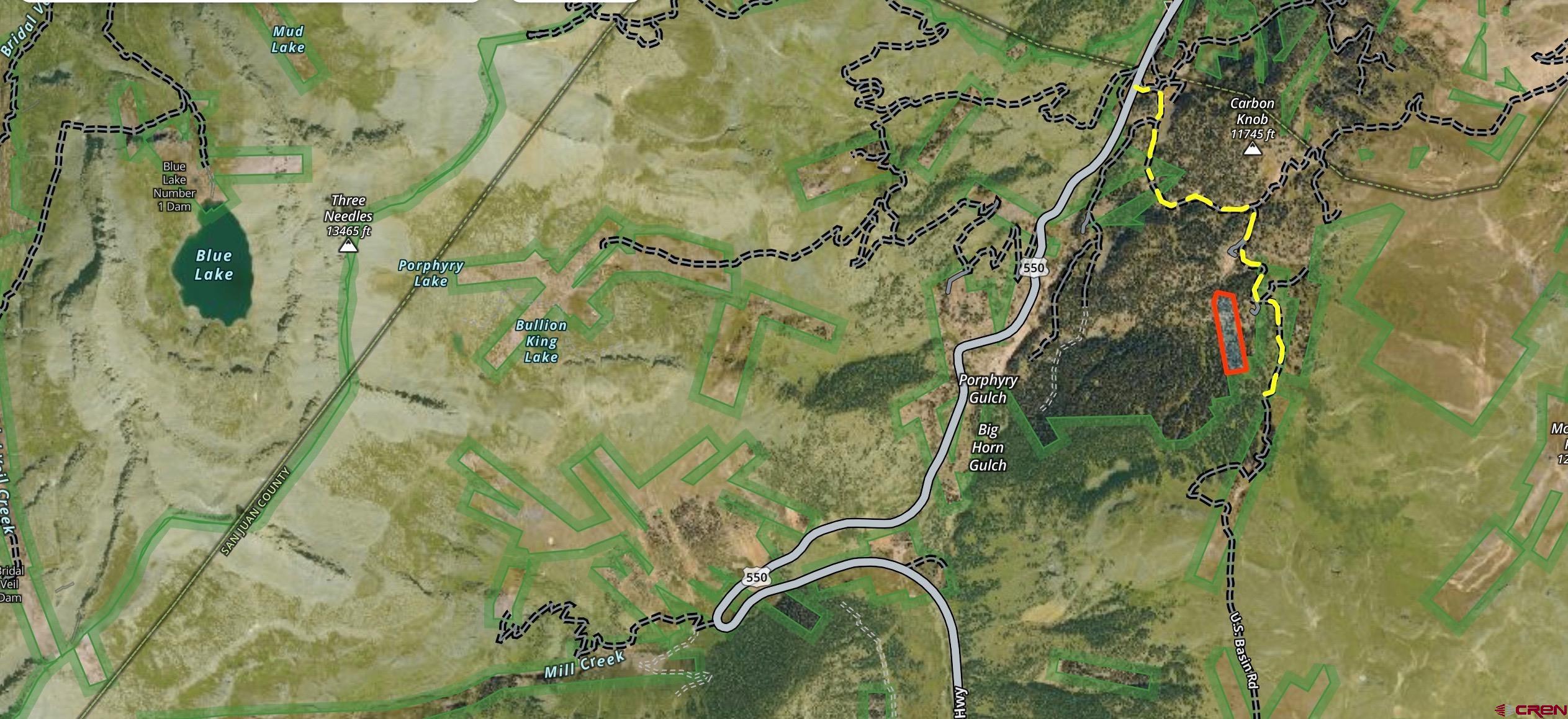 Tbd Tbd U S Basin Road Silverton, CO 81433 - Photo 10 of 10 a bathroom with a shower and bathtub