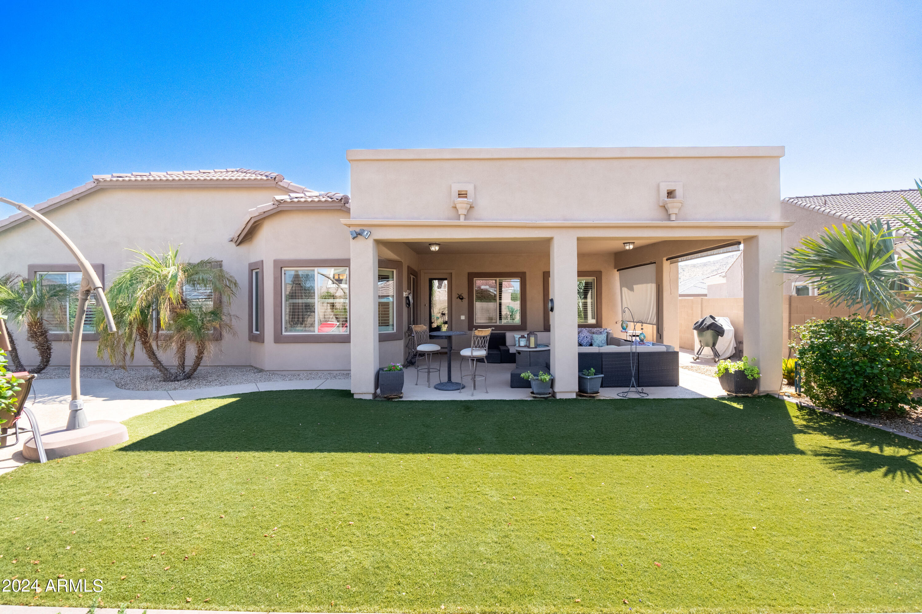 4410 West Coplen Farms Road Laveen, AZ 85339 - Photo 16 of 23 Backyard Porch