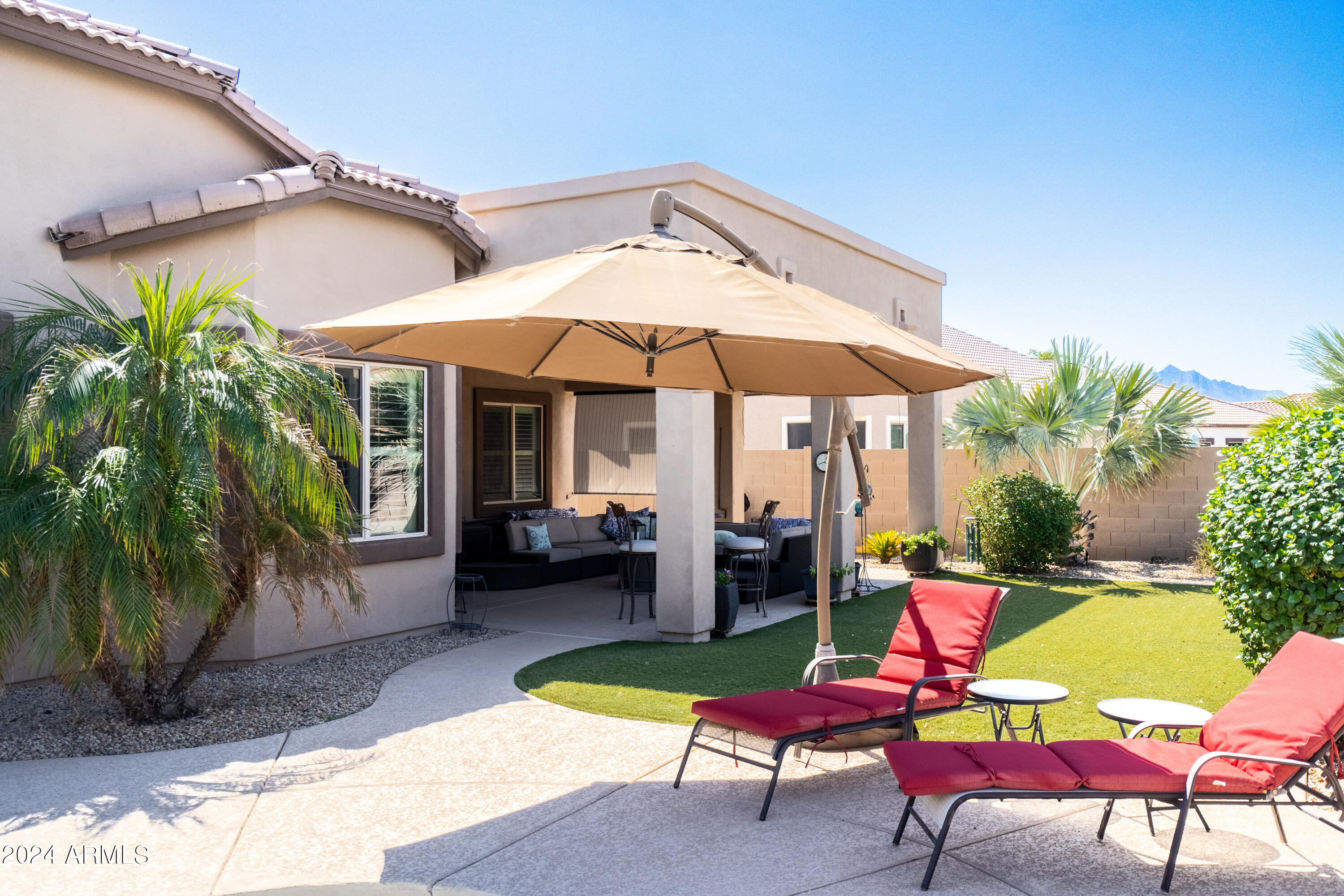 4410 West Coplen Farms Road Laveen, AZ 85339 - Photo 21 of 23 Relaxing Backyard