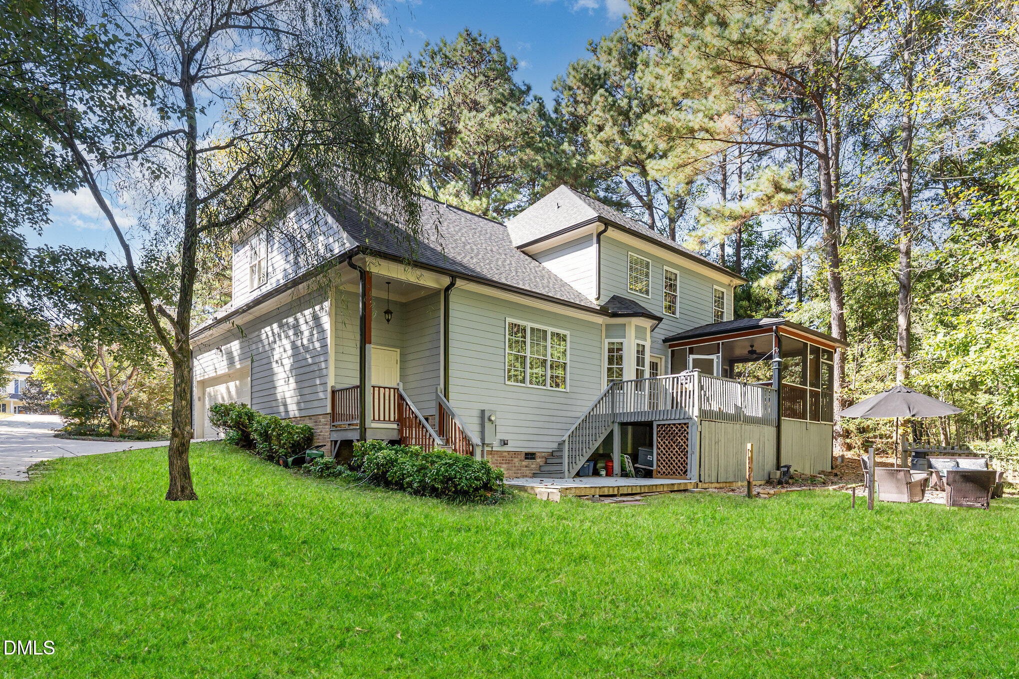 4613 Cherrybark Lane Raleigh, NC 27616 - Photo 20 of 27 a front view of house with yard and green space