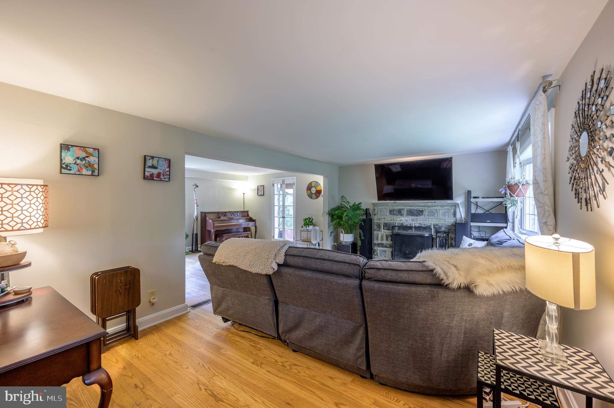1746 Norristown Road Ambler, PA 19002 - Photo 4 of 40 Living Room with Fireplace