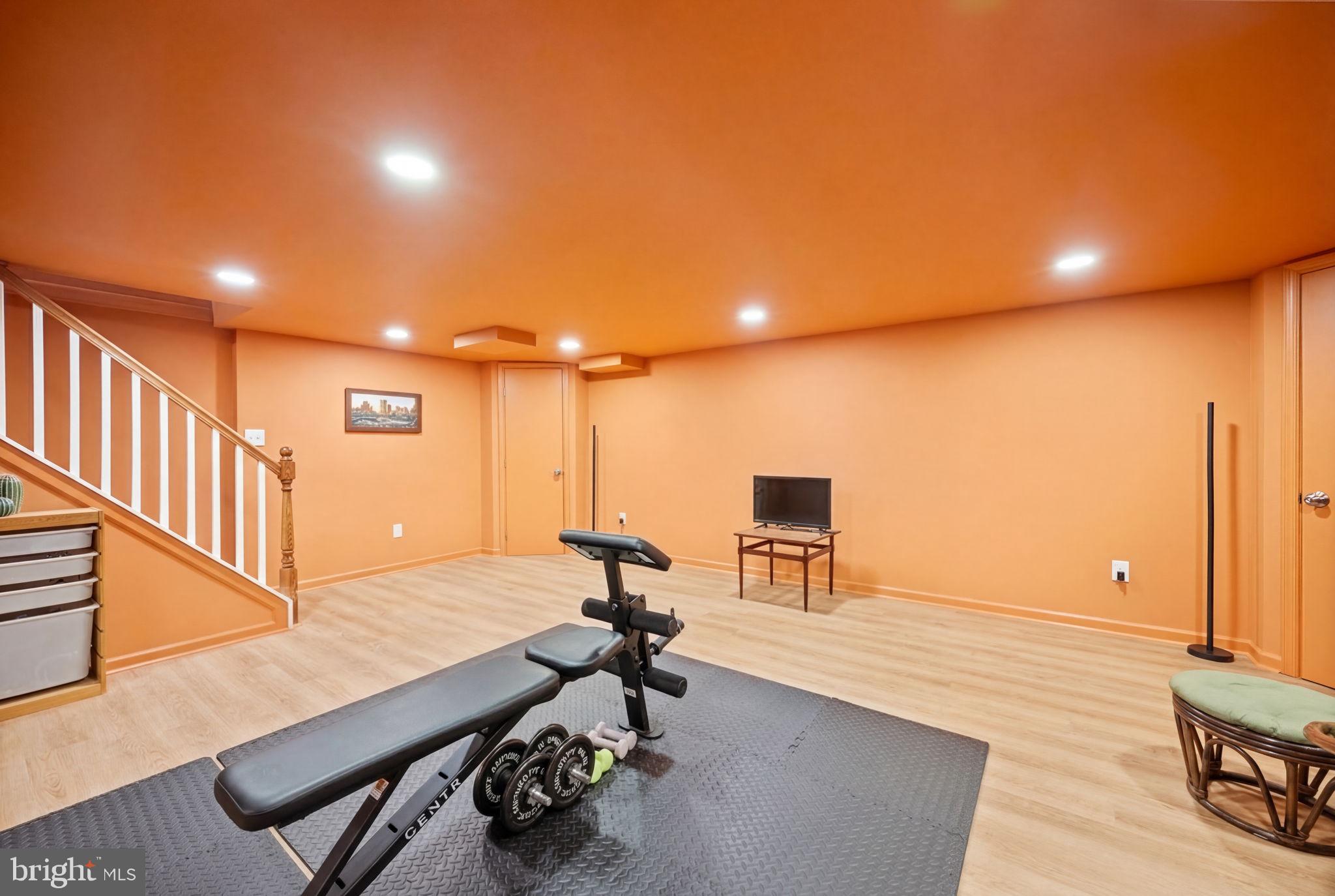 1311 Glenmont Road Baltimore, MD 21239 - Photo 25 of 49 Versatile basement retreat for fitness.
