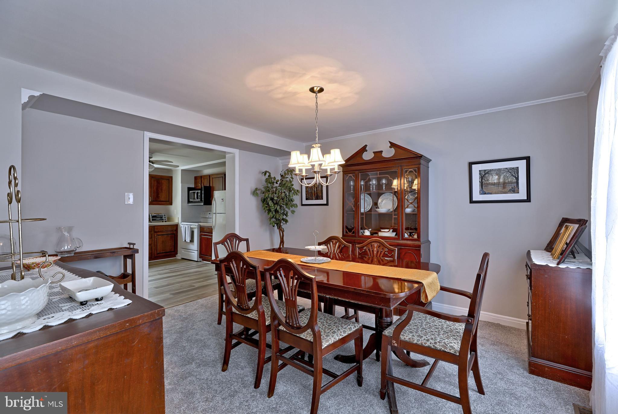 8 Meadow Drive Moorestown, NJ 08057 - Photo 20 of 36 a dining room with furniture and window