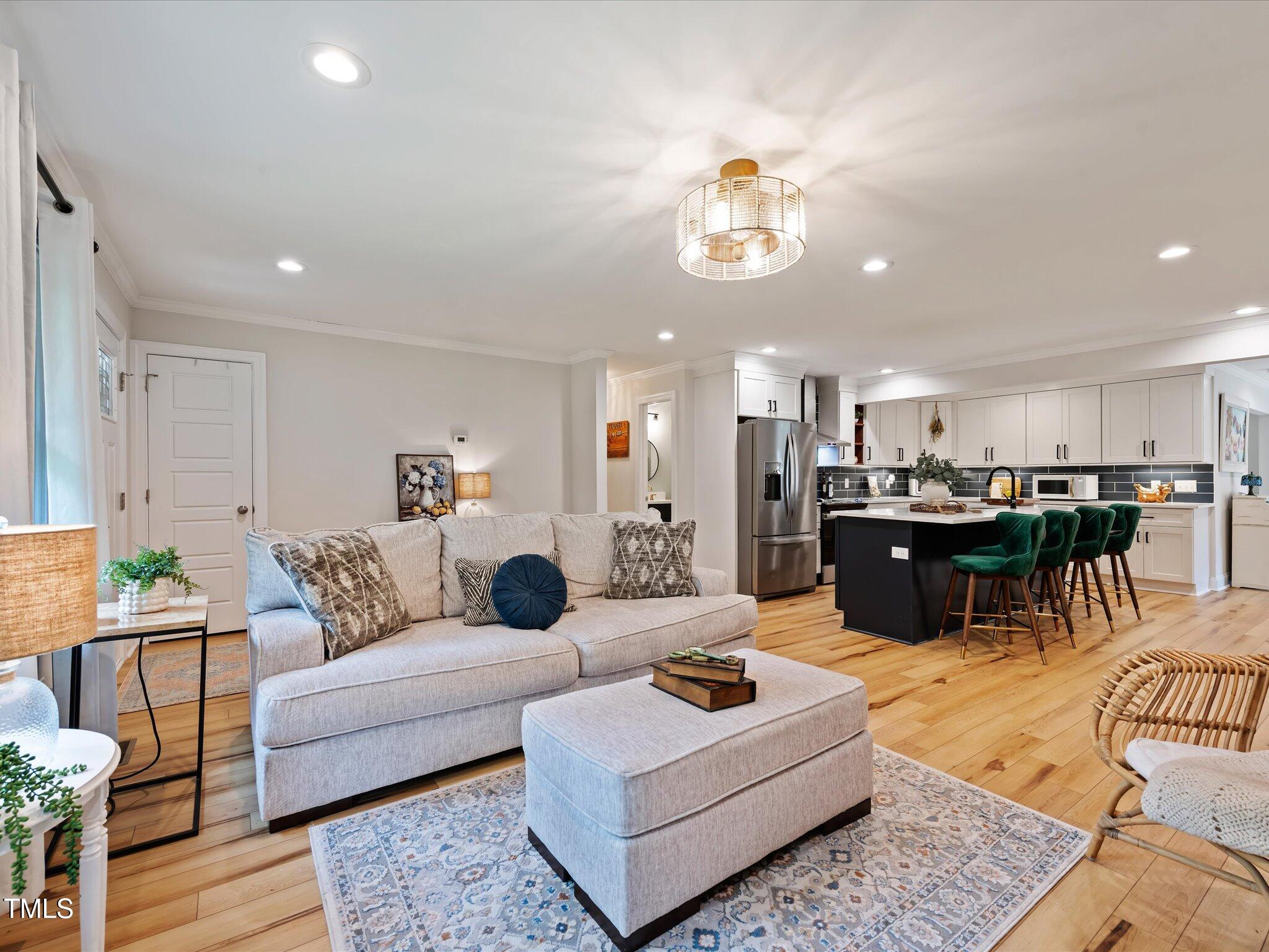 3320 High Gate Road Raleigh, NC 27603 - Photo 4 of 40 Recessed lighting throughout open living area