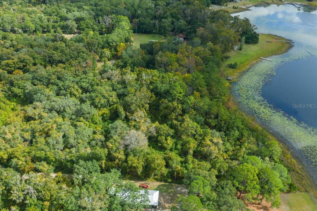 7173 West R Thomas Road Keystone Heights, FL 32656 - Photo 15 of 59 an aerial view of a house with a yard