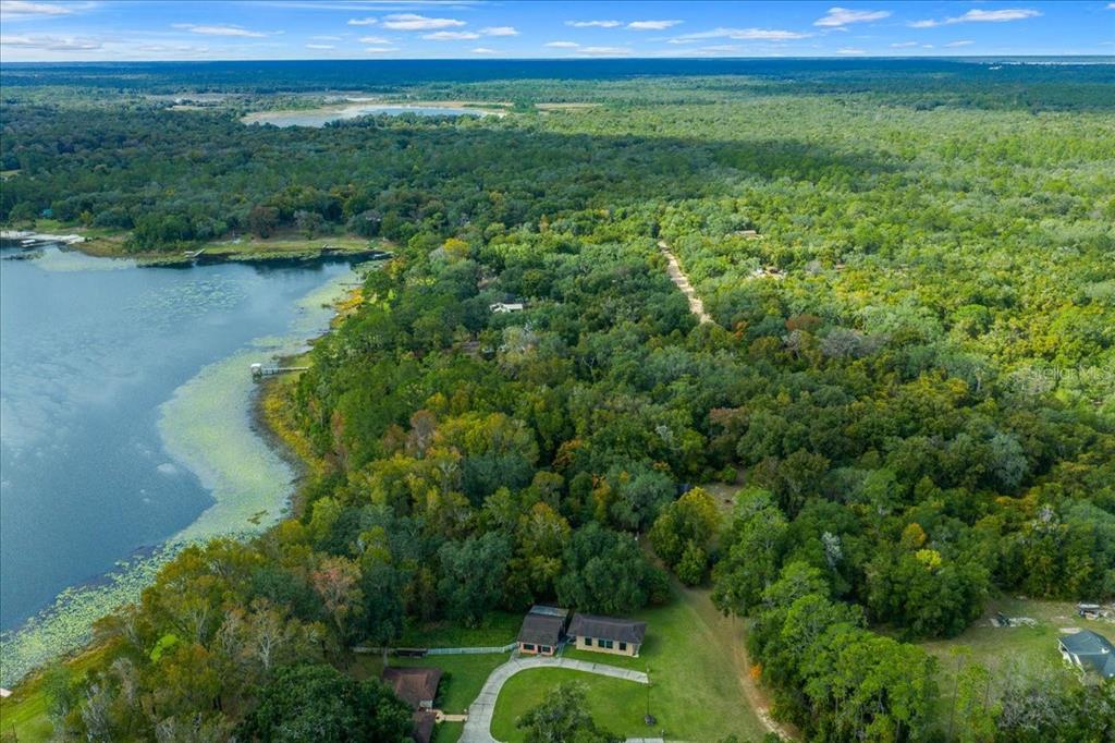 7173 West R Thomas Road Keystone Heights, FL 32656 - Photo 6 of 59 a view of a garden with a lake