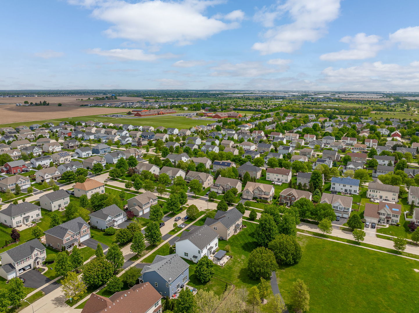 2297 Deerpath Road Bolingbrook, IL 60490 - Photo 42 of 46 an aerial view of residential building and lake