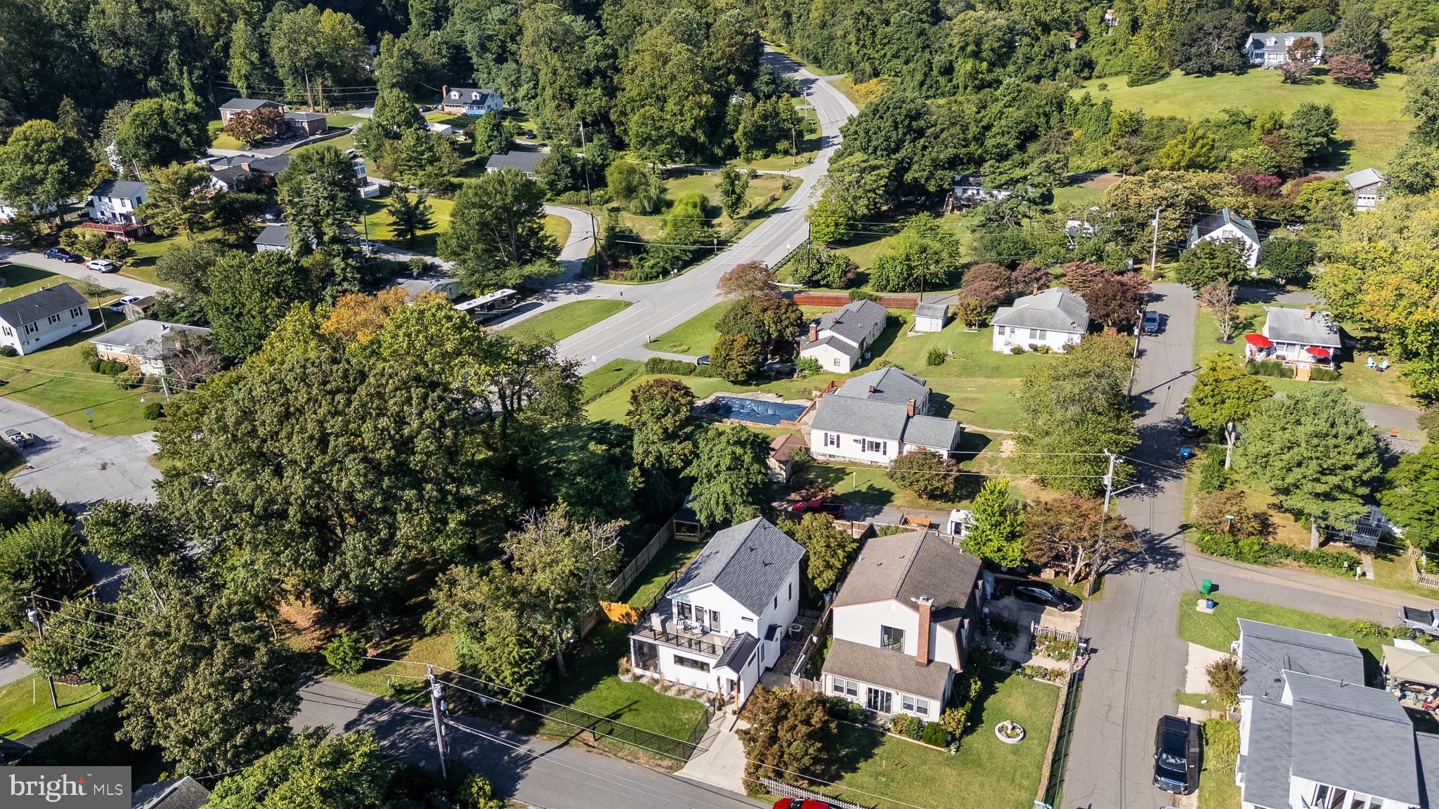 84 Chesapeake Avenue Prince Frederick, MD 20678 - Photo 42 of 42 an aerial view of a residential houses with outdoor space and street view