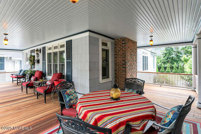 137 East Bergen Place Red Bank, NJ 07701 - Photo 35 of 40 a view of a dining room with furniture window and outside view