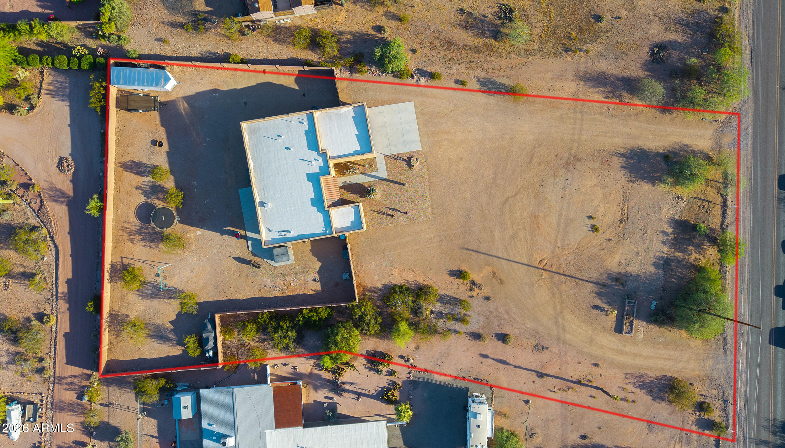 1487 South Mountain View Road Apache Junction, AZ 85119 - Photo 51 of 60 an aerial view of a building with outdoor area