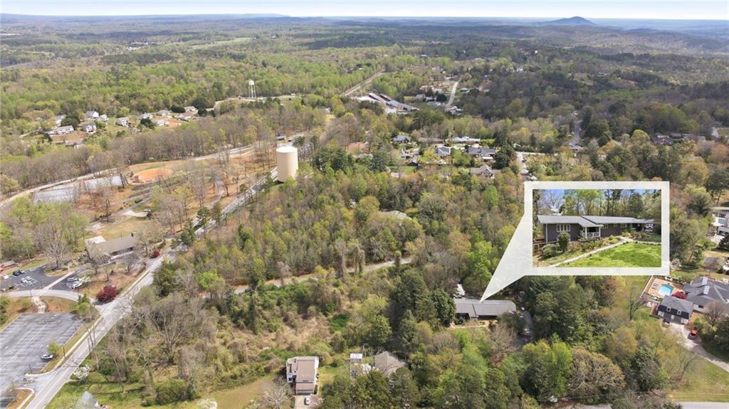 490 Maple Street Cornelia, GA 30531 - Photo 70 of 88 an aerial view of residential house with outdoor space