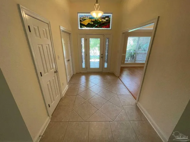 a view of an entryway