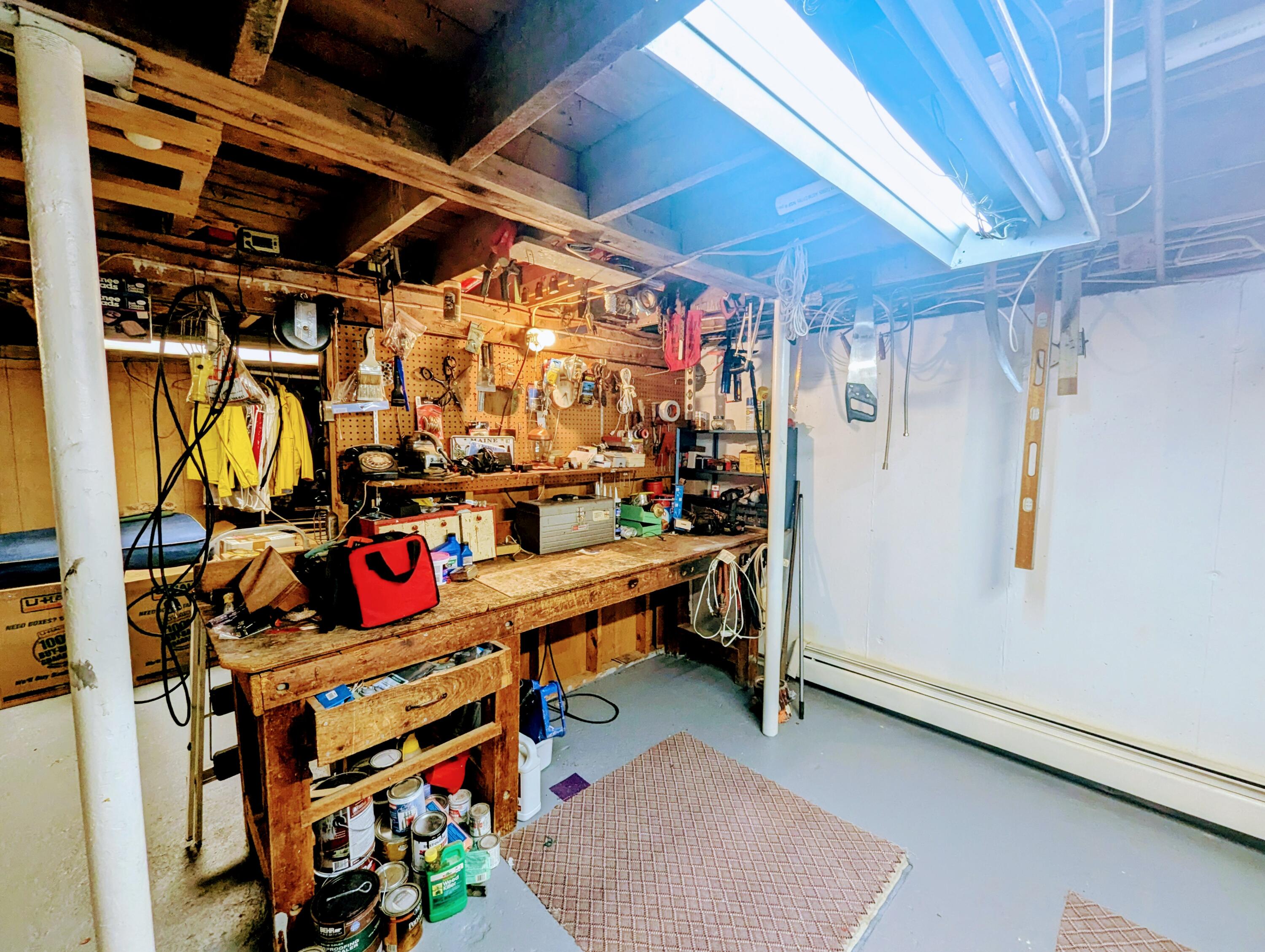 77 Hicks Road Augusta, ME 04330 - Photo 23 of 25 basement workshop
