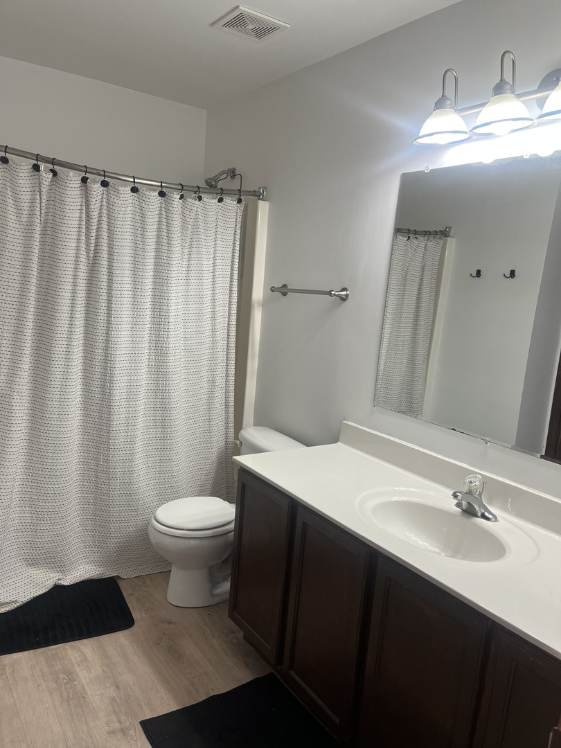 506 Prairie View Drive, Unit 506 Minooka, IL 60447 - Photo 7 of 12 a bathroom with a sink and a mirror