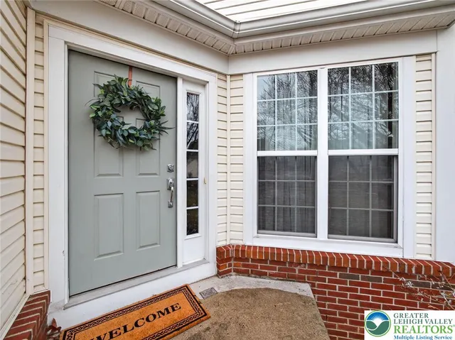 a view of front door of a building
