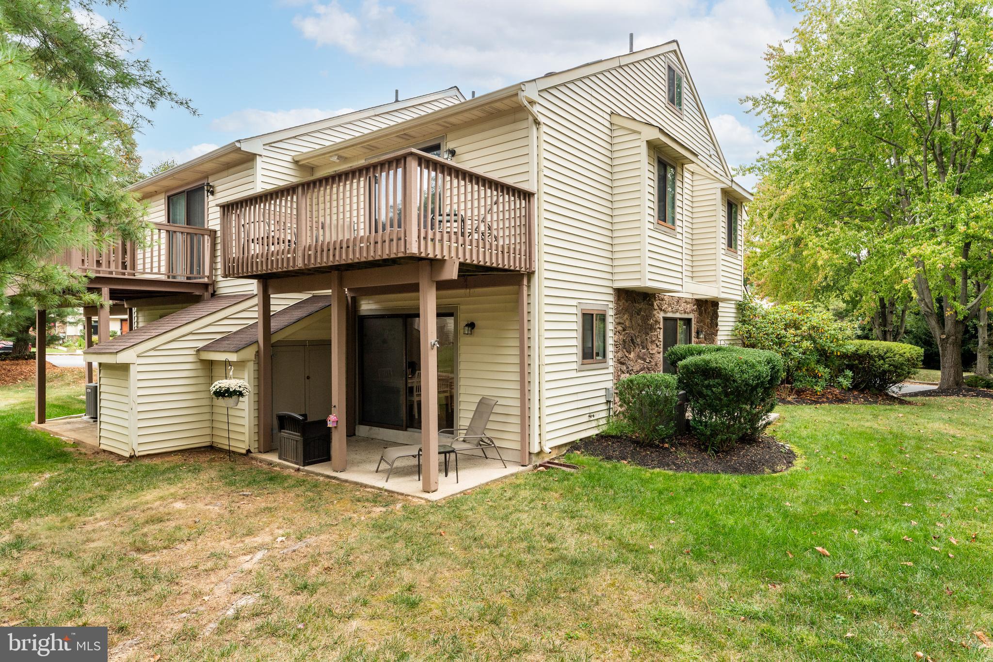 1 Flintlock Lane Chesterbrook, PA 19087 - Photo 34 of 39 Back deck and patio