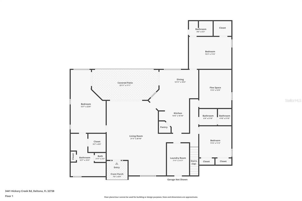 3441 Hickory Creek Road Deltona, FL 32738 - Photo 61 of 62 a picture of floor plan