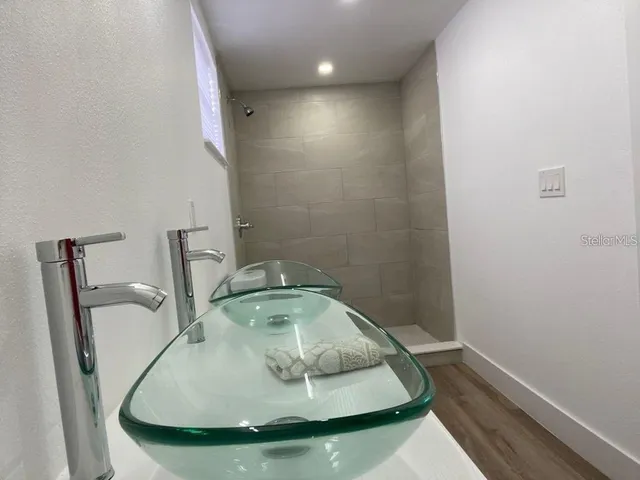 a view of dining room with furniture