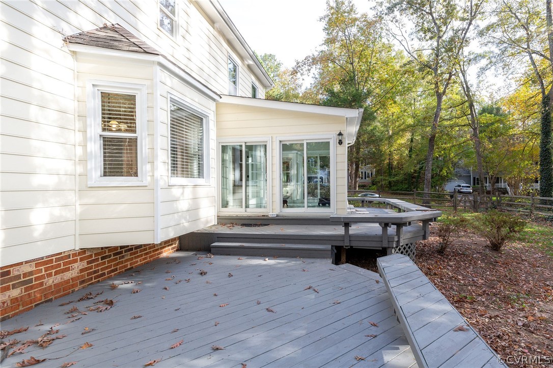 14301 Huntgate Woods Road Midlothian, VA 23112 - Photo 31 of 34 a view of house with backyard and outdoor seating