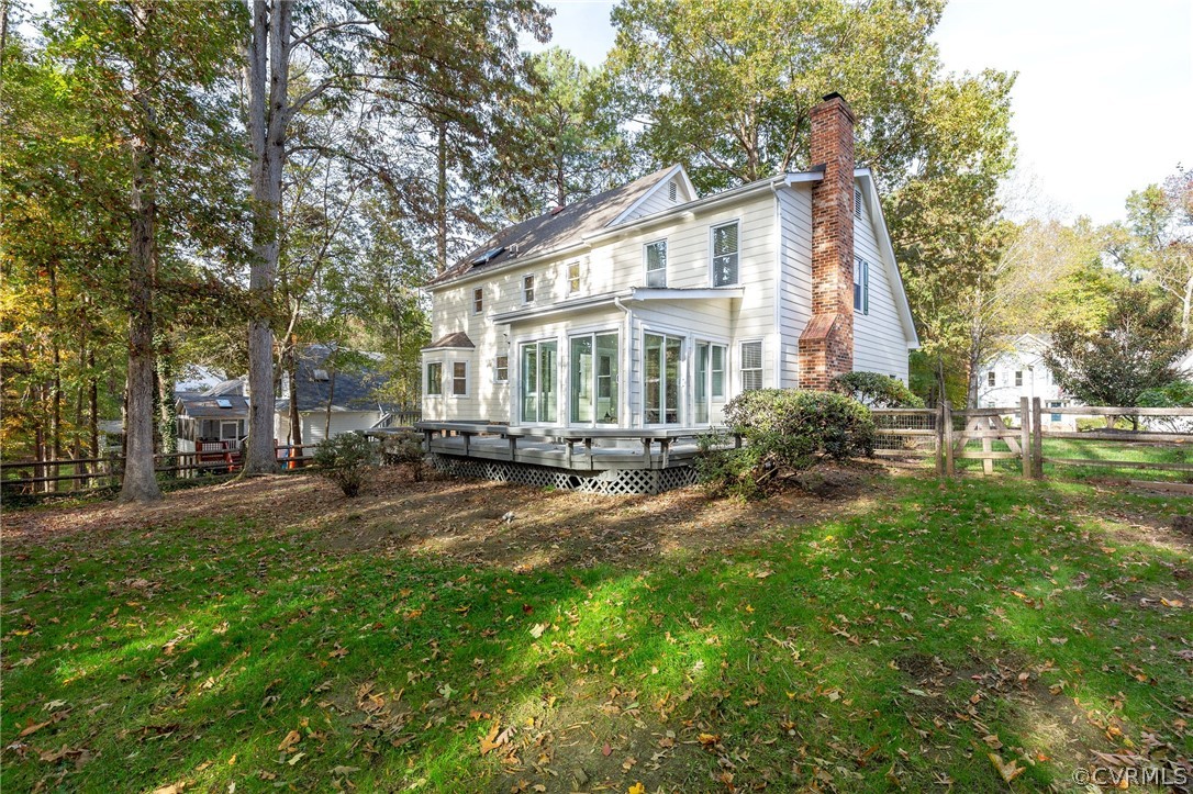 14301 Huntgate Woods Road Midlothian, VA 23112 - Photo 33 of 34 a view of a house with a yard